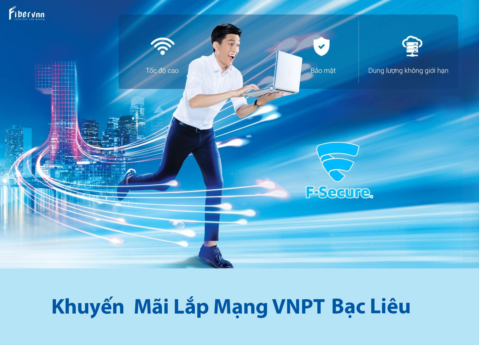 Khuyến mại Lắp mạng cáp quang Internet VNPT Bạc Liêu