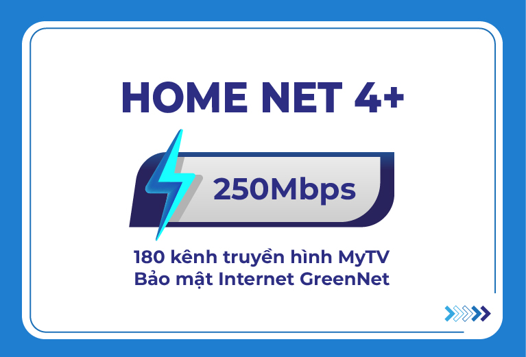 HOME NET 4+ (TV Thường) - 6 Tháng