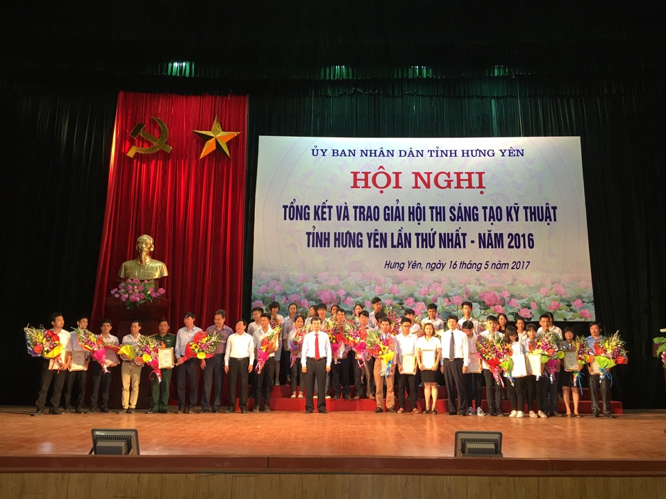 GIÀNH GIẢI BA CUỘC THI SÁNG TẠO  KHOA HỌC KỸ THUẬT TỈNH HƯNG YÊN