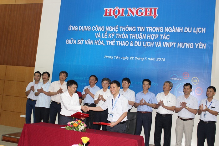 VNPT HƯNG YÊN KÝ KẾT THỎA THUẬN HỢP TÁC VỚI SỞ VĂN HÓA, THỂ THAO & DU LỊCH